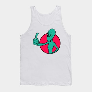 Alient thumbs up Tank Top